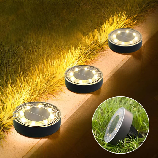 Solar-Boden Lichter draussen Garten Weg
