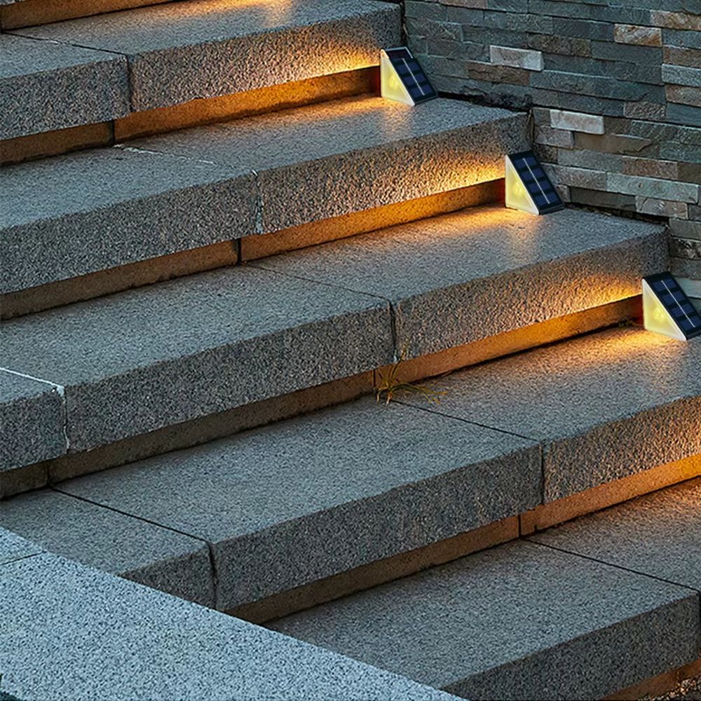 Solar Treppenlampen – Set mit 5 stilvollen LED-Leuchten