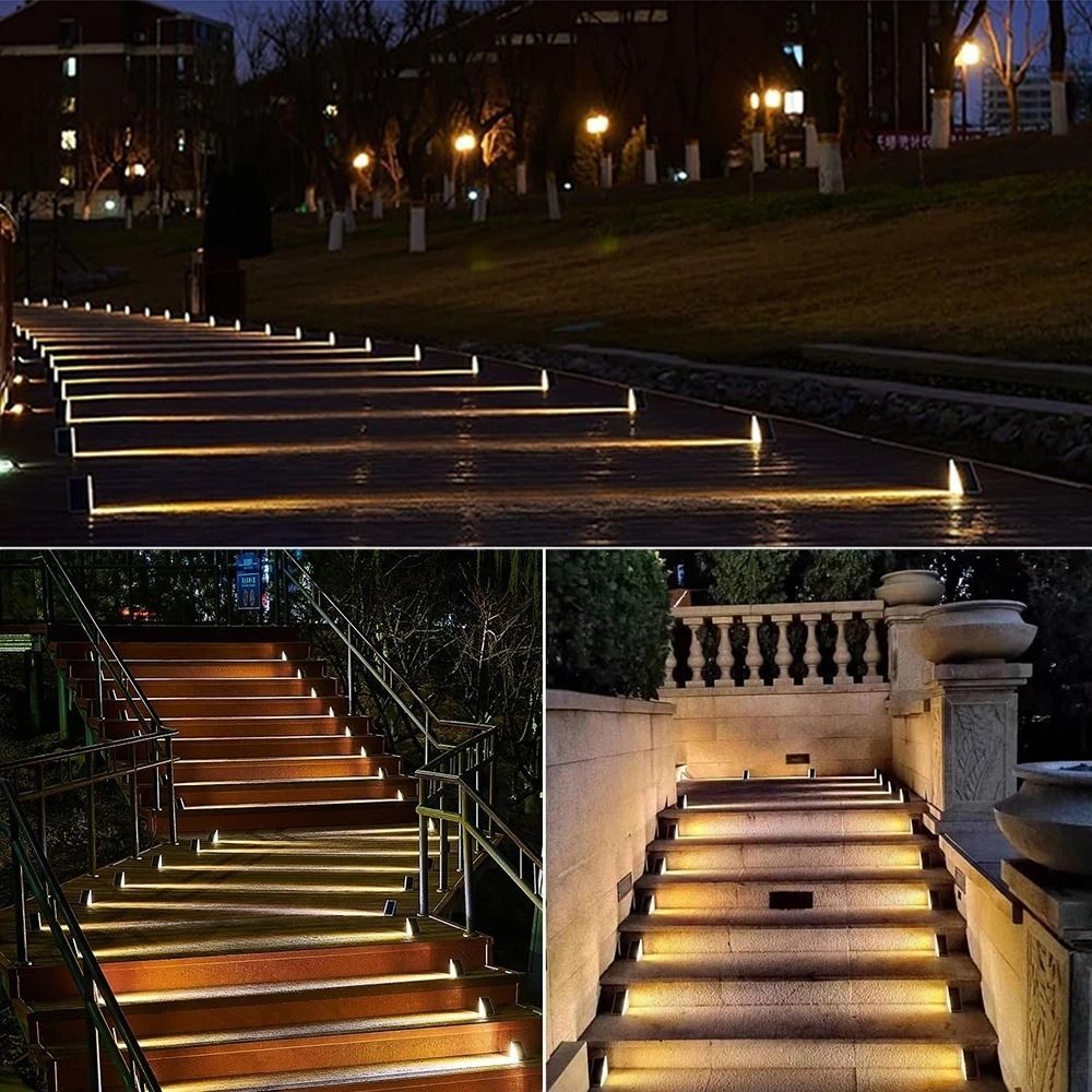 Solar Treppenlampen – Set mit 5 stilvollen LED-Leuchten