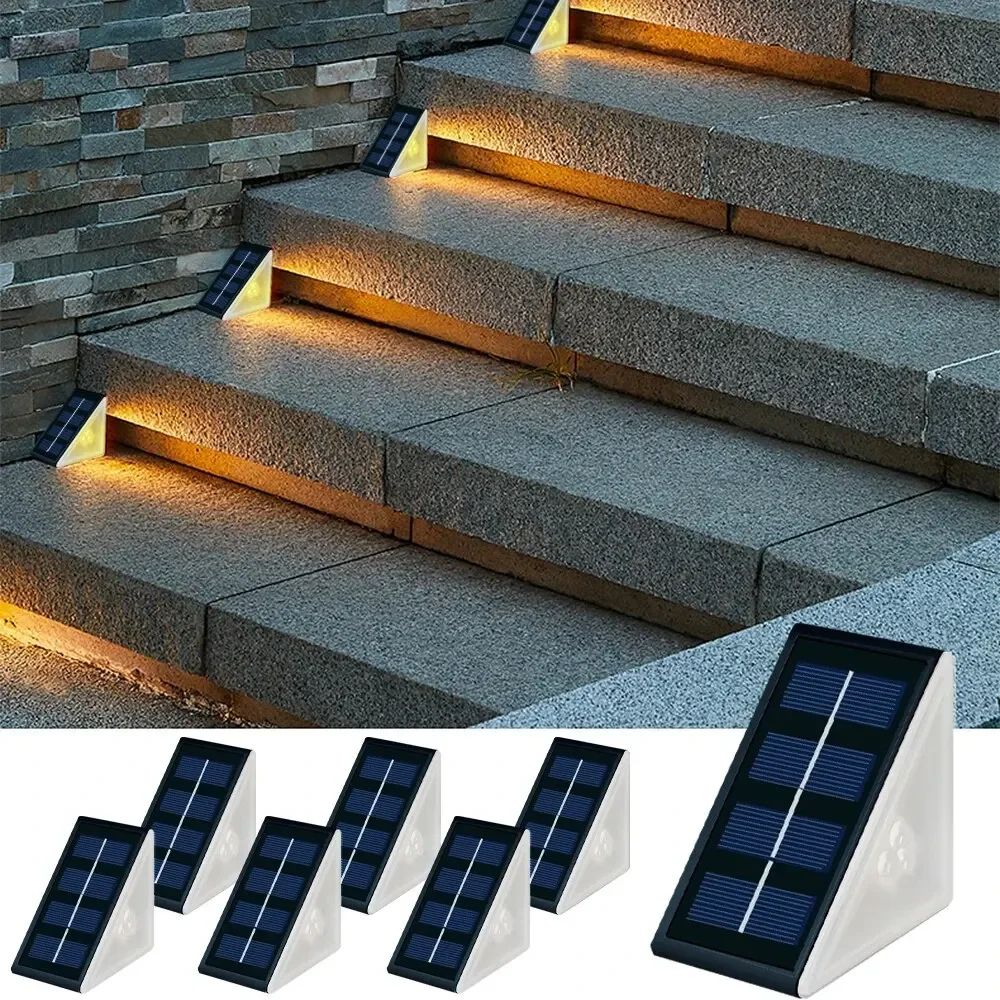 Solar Treppenlampen – Set mit 5 stilvollen LED-Leuchten