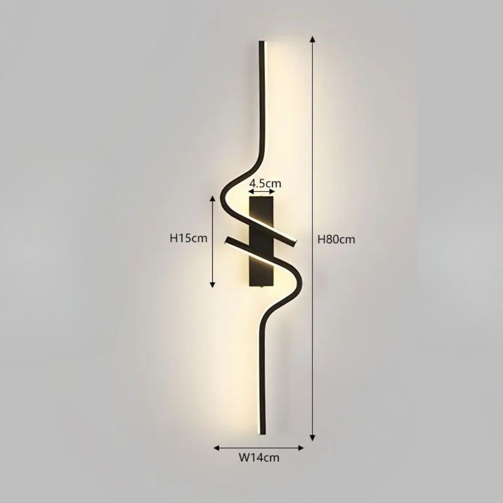 Minimalistische LED-Wandleuchte