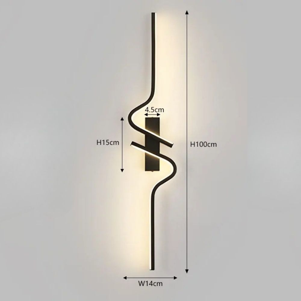 Minimalistische LED-Wandleuchte