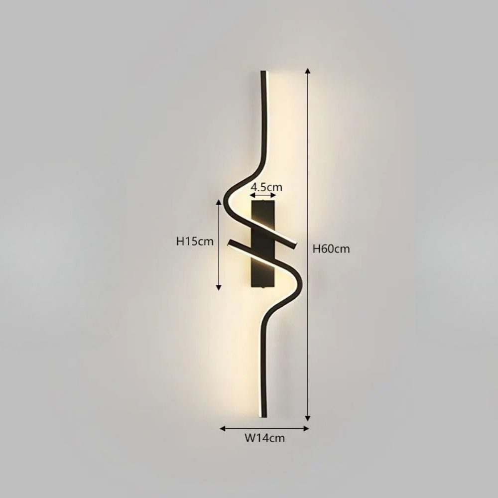 Minimalistische LED-Wandleuchte
