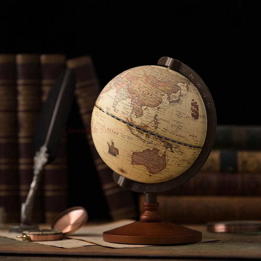Geografischer Globus im Vintage-Stil