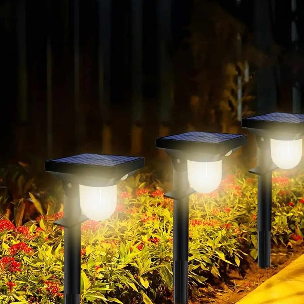 Solar-Gartenleuchte mit Anwesenheitssensor