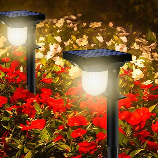 Solar-Gartenleuchte mit Anwesenheitssensor