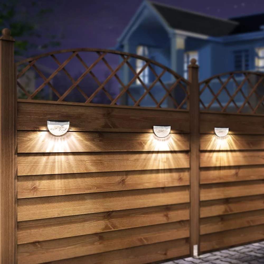 Solarlampe für Zäune und Mauern