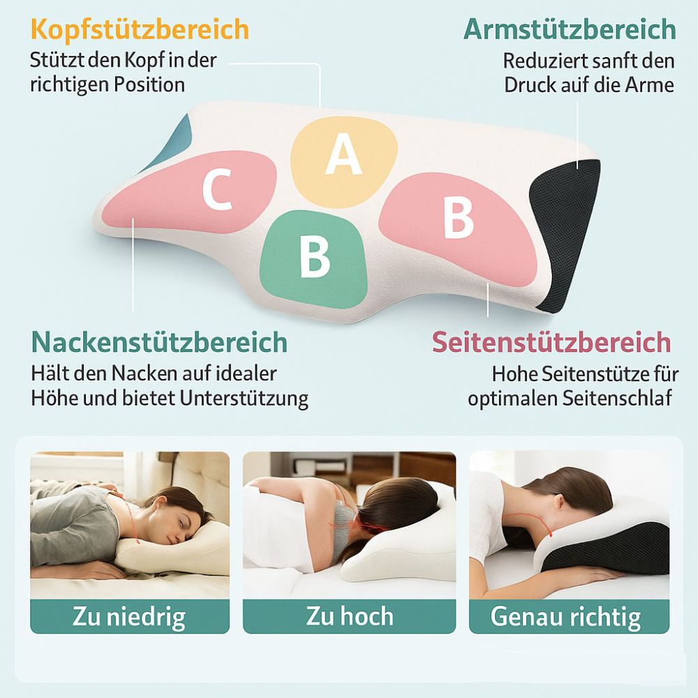 Swanhaus® Ortho-Kissen 2.0 – Schlaf dich gesund