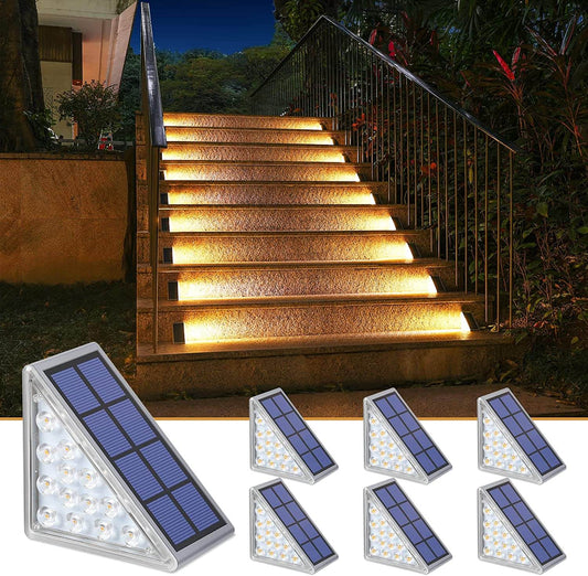 Solar Treppenlampen – Set mit 5 stilvollen LED-Leuchten