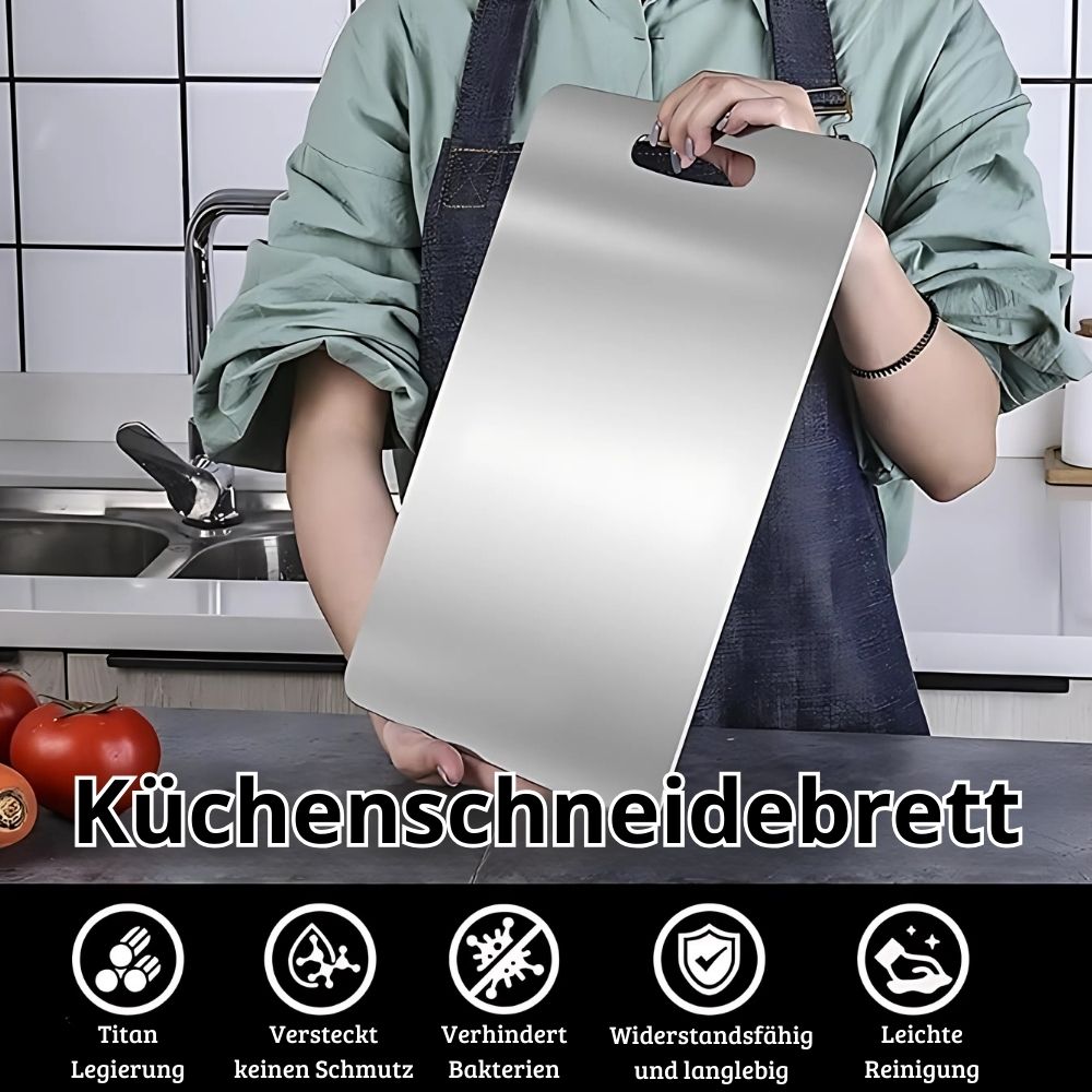Schneidebrett 100% Titanium Antibakteriell & Schmutzfrei