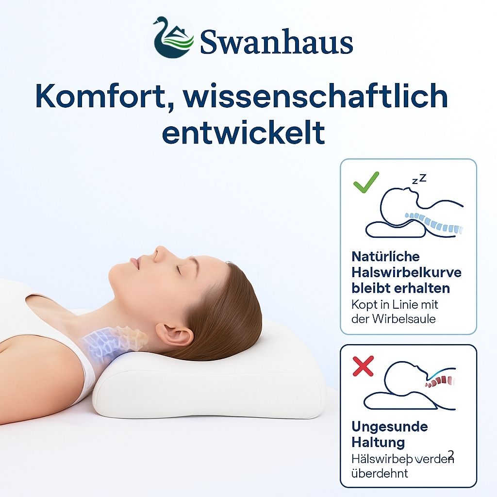 Swanhaus® Ortho-Kissen 2.0 – Schlaf dich gesund
