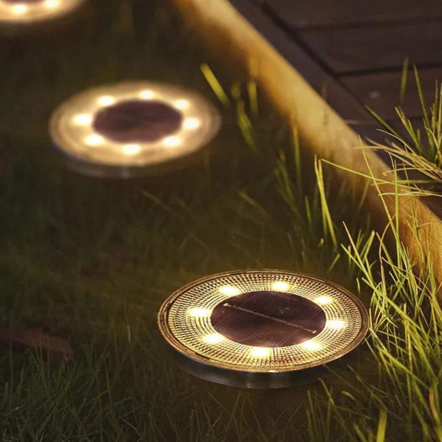 Solar-Boden Lichter draussen Garten Weg
