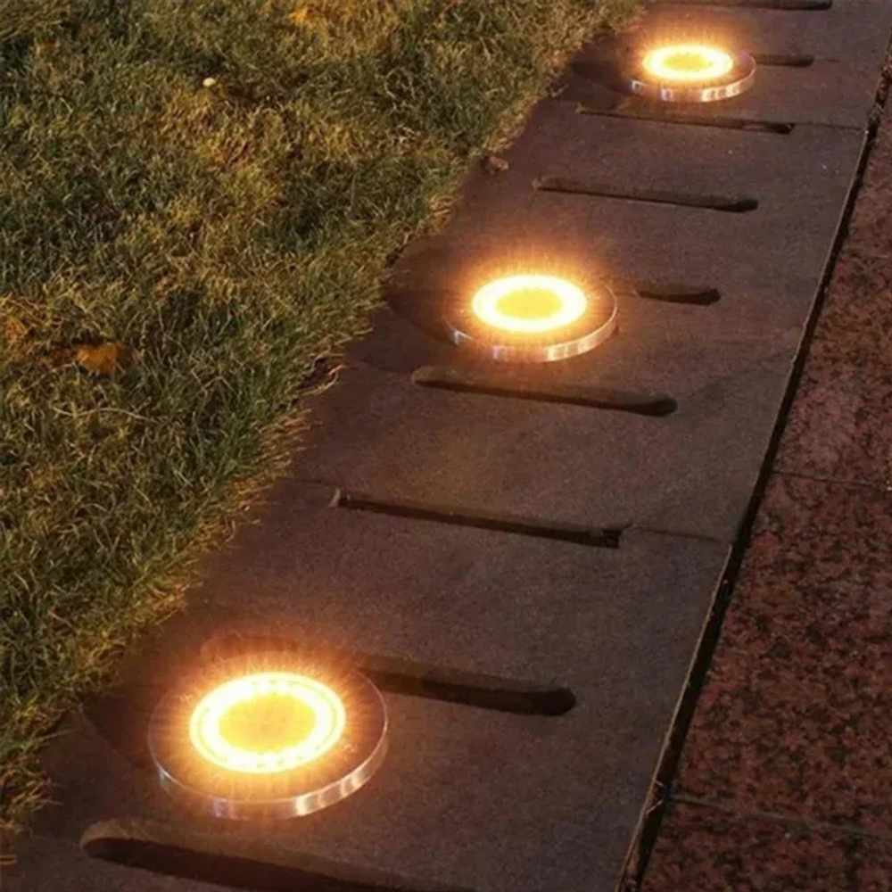 Solar-Boden Lichter draussen Garten Weg