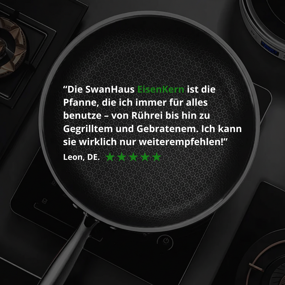 EisenKern™ Pro – Premium Bratpfanne + Gratis Deckel