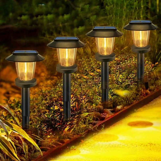 Solarbeleuchtung für den Gartenweg