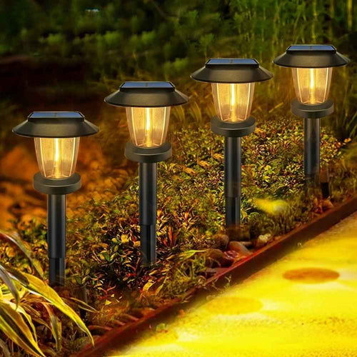 Solarbeleuchtung für den Gartenweg