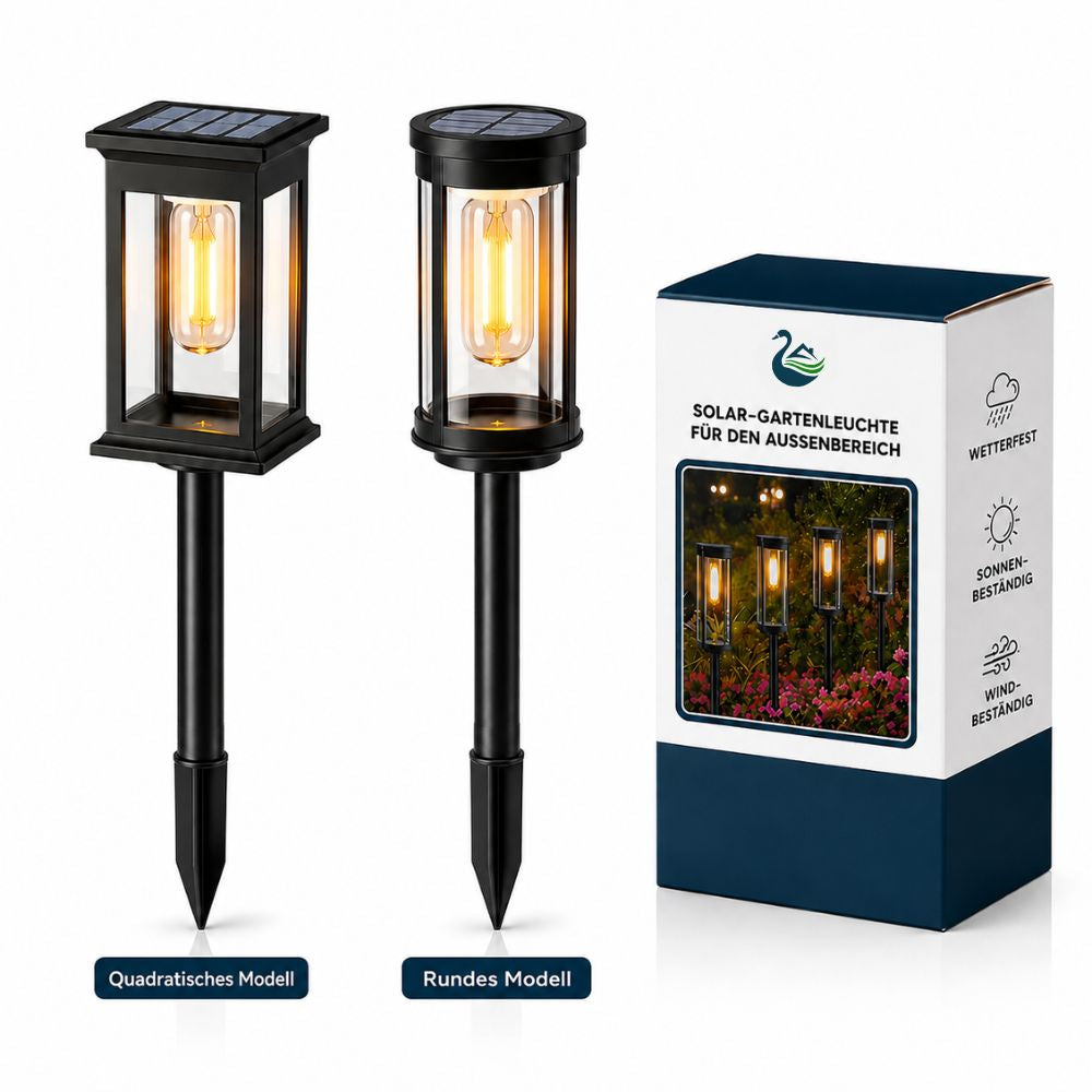 Solar-Gartenlampe für draußen
