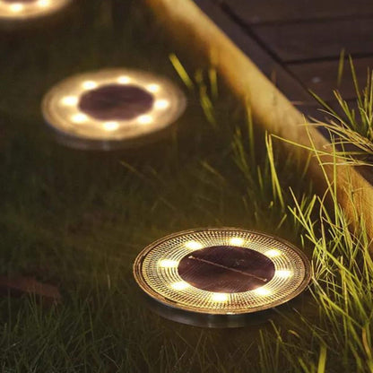 Solar-Boden Lichter draussen Garten Weg